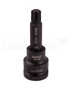 1" Kraft Bit Stecknuss TX, lang, T100
