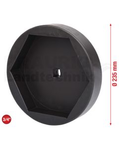 3/4" Achsmuttern-Schlüssel