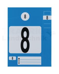 Schlüsselanhänger-Set, blau, 300 Stück