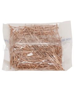 Schweisnägel 2x50mm verkupfert,500-Pack