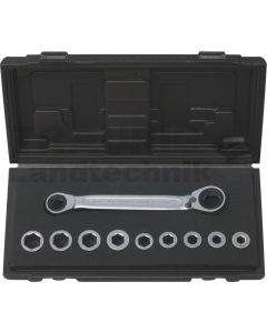 GEAR+Doppelringschlüssel Satz, r/l