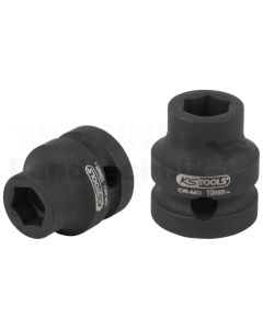 1/2" Sechskant-Kraft-Stecknuss, extra kurz, 10,0 m