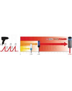 Stecknuss, 1/2´´ SlimPOWER, lang, 21 mm