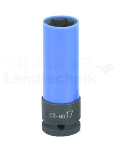 1/2" Alufelgen Kraft Stecknuss lg, 17mm