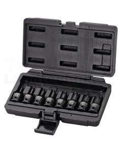 1/2" Kraft-Bit-Stecknuss-Saz,kurz TX 8-