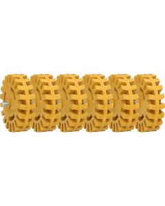 Folienradierer mit Lamellen, 6er Pack