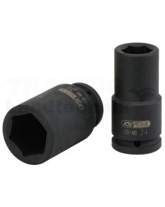 3/4" SK Kraft Stecknuss, lang, 33mm