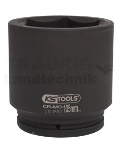 1" 6kant-Kraft-Stecknuss,lang,105mm