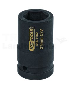 1" 6-Kant Stecknuss SW 27 mm