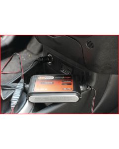 Schnellkontaktkabel mit Zigarettenanzünder-Stecker
