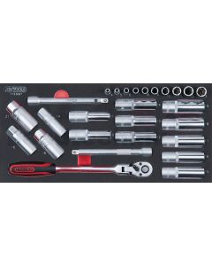 1/4" + 3/8" + 1/2" Zündkerzensatz