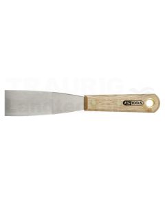 Edelstahl-Spachtel, 38mm, mit Holzgriff