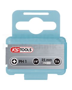 1/ 4' INOX+ Bit, 25mm, PH2, 5er Pack