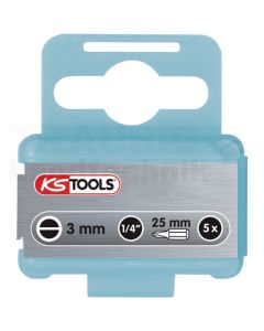 1/ 4' INOX+ Bit Schlitz, 25mm, 3mm