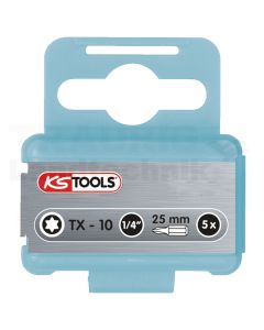 1/ 4" INOX+ Bit TX, 25mm, T10, 5er Pac