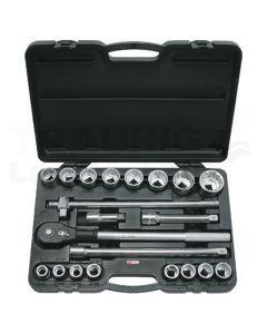 3/4" Steckschlüssel-Satz, 21-tlg.