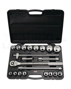 3/4" Steckschlüssel-Satz, 21-tlg.