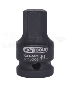 1/2" Kraft Bit-Stecknuss Innen6kant,5mm