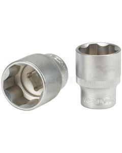 1/ 2' Stecknuss 32mm matt verchromt