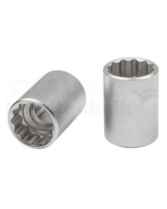 12-kant Stecknuss, 16,0 mm kurz