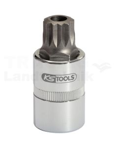 1/2" Bit Stecknuss XZN m. Bohrung