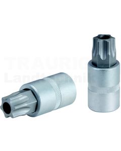 1/ 2" Bit Stecknuss TX m. Bohrung, TB80