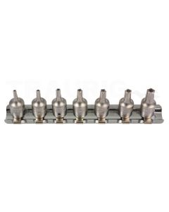 1/4" Bit Stecknuss Satz 5-Stern m. Boh
