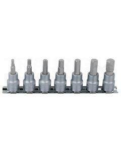 1/4" Bit-Stecknuss-Satz Innen6kant,7-tl