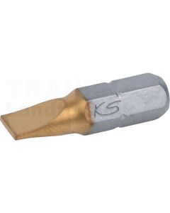 1/4" TiN Bit Schlitz, 25mm, 4mm