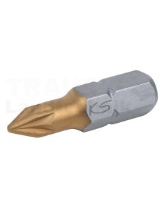 1/4" TiN Bit, 25mm, PZ3, 5er Pack