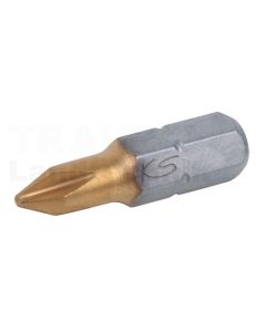 1/4" TiN Bit, 25mm, PH3, 5er Pack