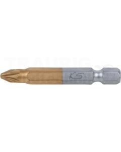 1/4" TiN Bit, 50mm, PZ2