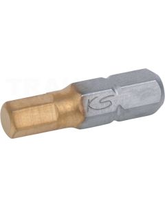 1/4" TIN Bit Innensechskant, 25mm, 3mm