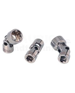 3/8" CHROME+SK-Stecknuss, 15mm