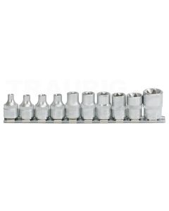 3/8" TX-E Stecknuss Satz 10-tlg E5-E18