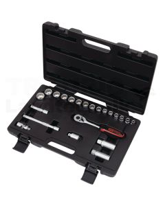 3/8" Steckschlüssel-Satz, 22-tlg.