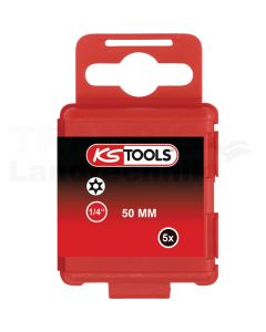 1/4" Bit TX-Stern, Bohrung, 50mm, TB6, 5er Pack
