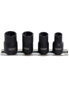 1/4" Spiral-Profil Stecknuss Satz