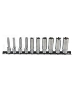 1/4" SK-Stecknuss Satz lg, 10tlg 4-13mm