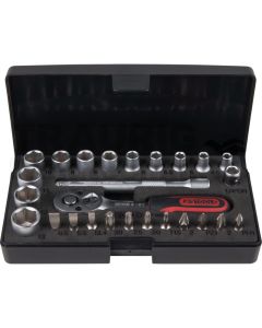 1/4" Steckschlüssel-Satz,26tlg