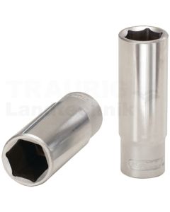 1/ 2" Sechskant Stecknuss, lang, 17mm