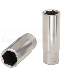 1/ 2" Sechskant Stecknuss, lang, 19mm