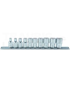 1/4" CHROMEplus® 12-kant-Stecknuss-Satz