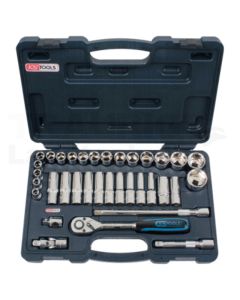 1/2" CHROME+Steckschlüssel Satz, 35tlg