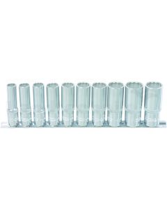 1/2" Chrome+12Kant-Stecknuss