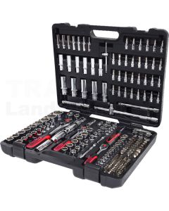 1/4"+3/8"+1/2" CHROMEplus Steckschlüssel-Satz