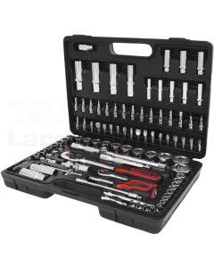 1/4" + 1/2" CHROMEplus Steckschlüssel-Satz, 96-tlg
