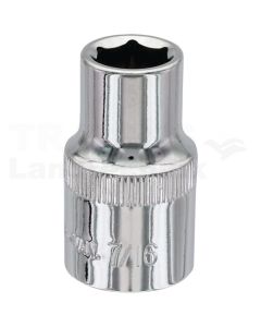 1/2" CHROME+SK-Stecknuss, 7/16"