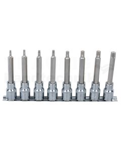 1/2" CHROME+Bit Stecknuss Satz T x lg