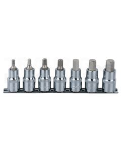 1/2" CHROME+Bit Stecknuss Satz InnenSK